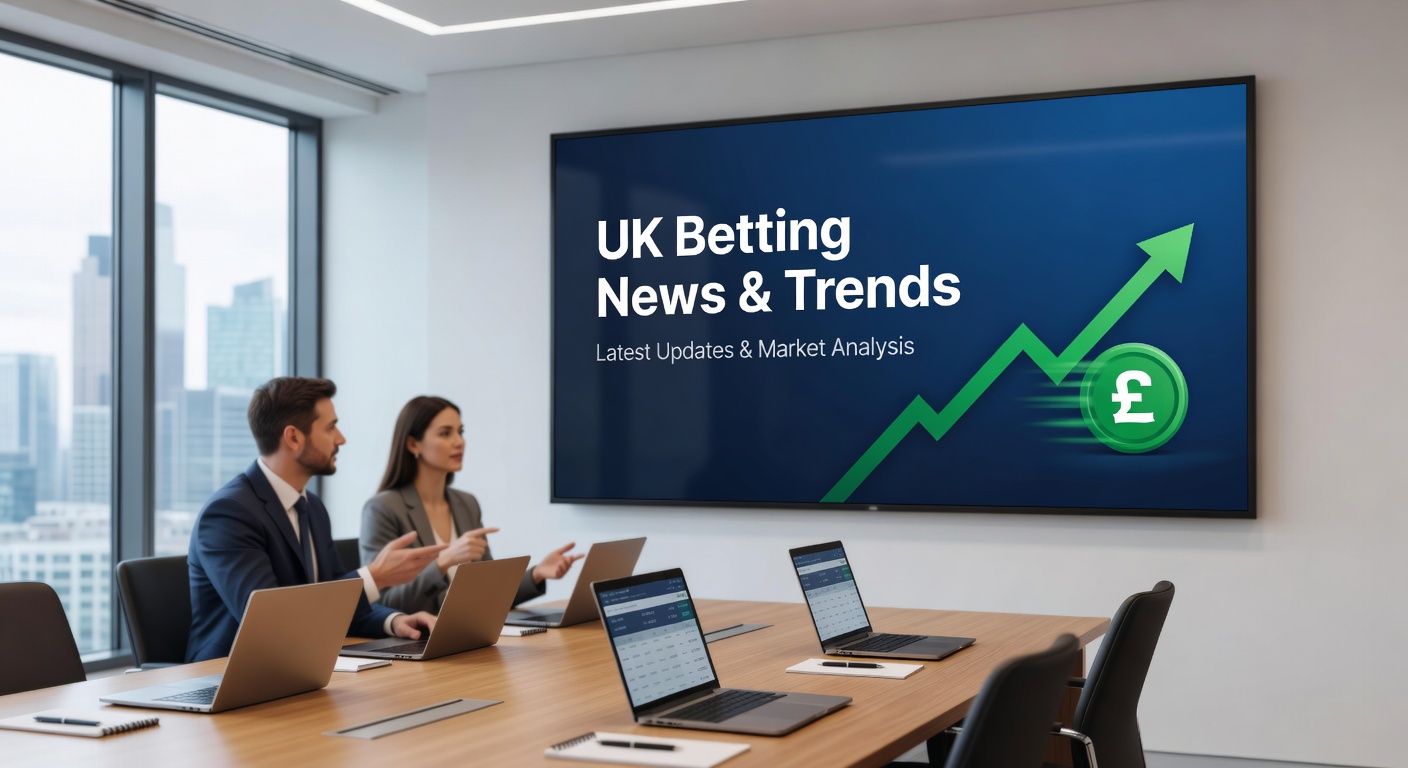 Graph showing UK online gambling trends with declining GGY and rising bets in Q3 2025