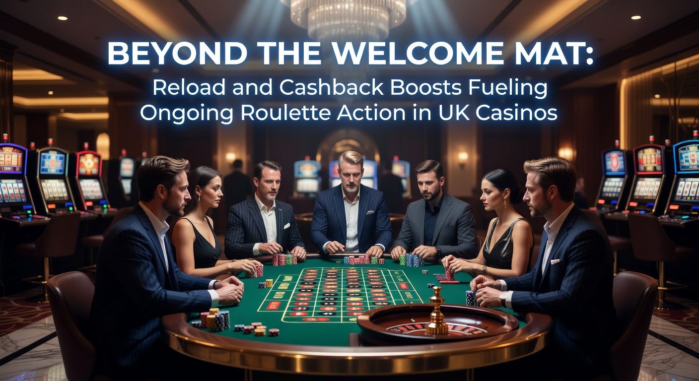 Close-up of mobile screen displaying reload bonus claim on a live roulette game, with cashback meter ticking in the background amid casino lights
