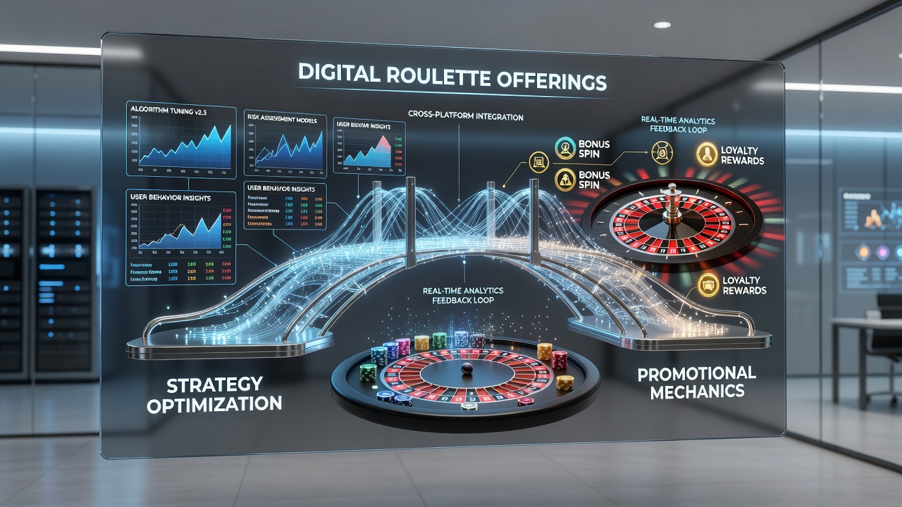 Analytics dashboard displaying roulette strategy metrics alongside active promotional balance and wagering progress