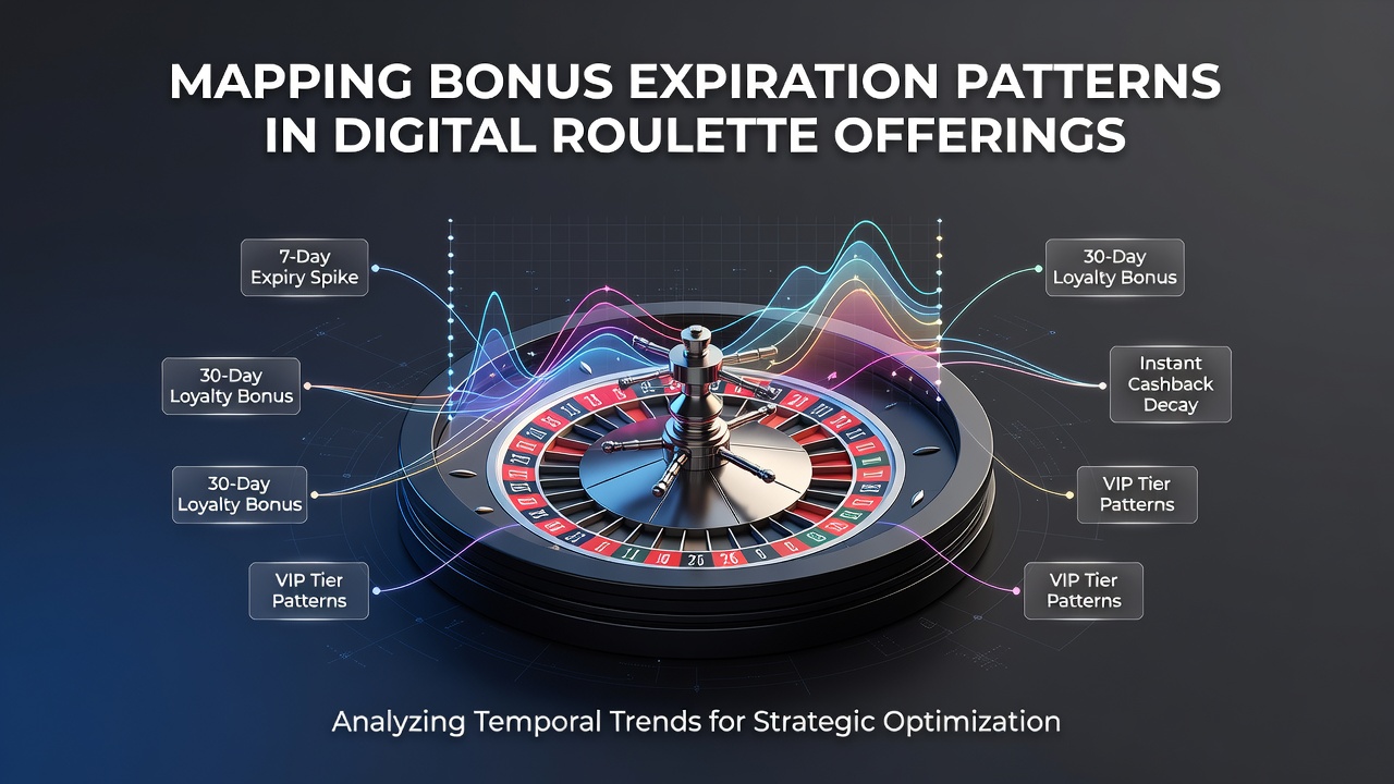 Digital roulette interface showing bonus terms and expiration countdowns on a casino platform