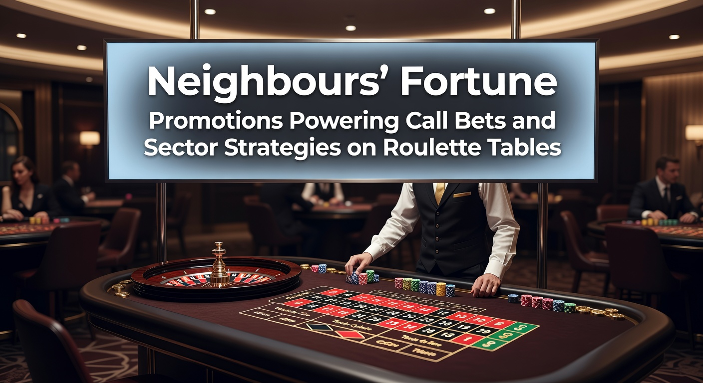 Roulette table highlighting neighbours bets and sector layouts with chips placed on key positions