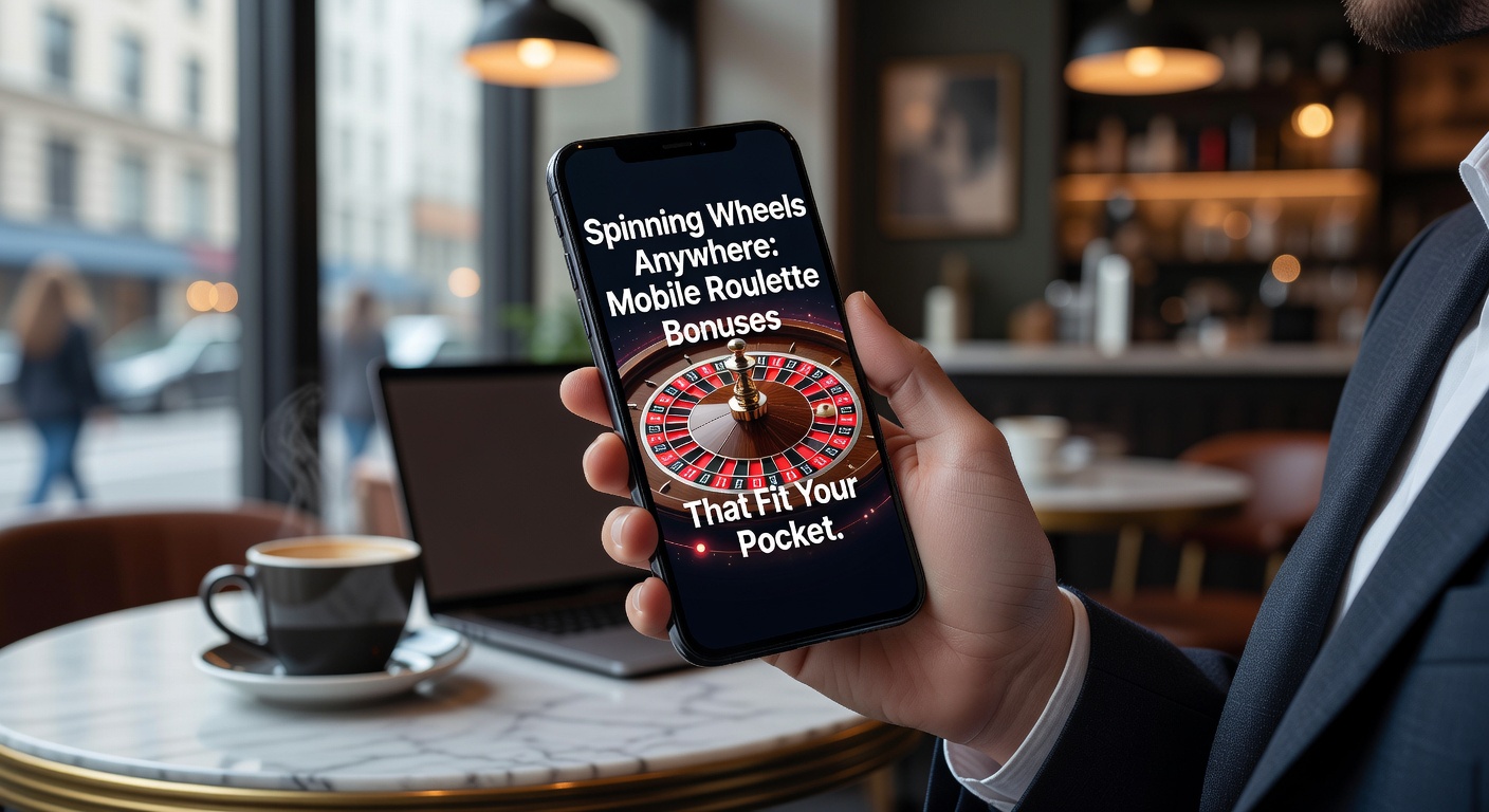 Smartphone displaying a vibrant mobile roulette game with bonus spins in action, wheel spinning on a colorful interface